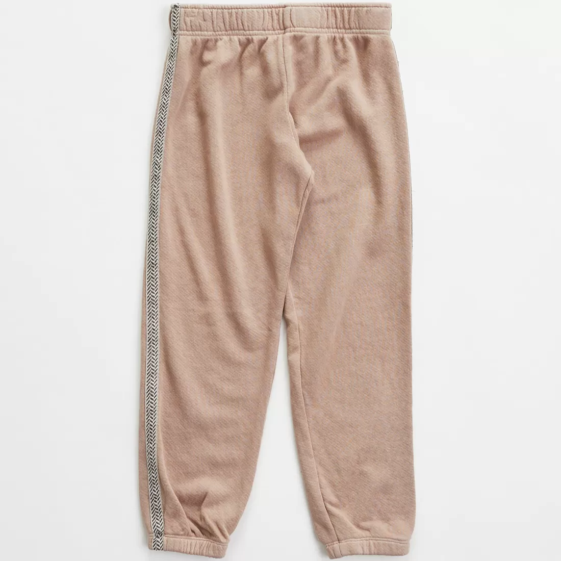 MONROW Kids*Kids Chevron Trim Elastic Waist Sweats TAUPE