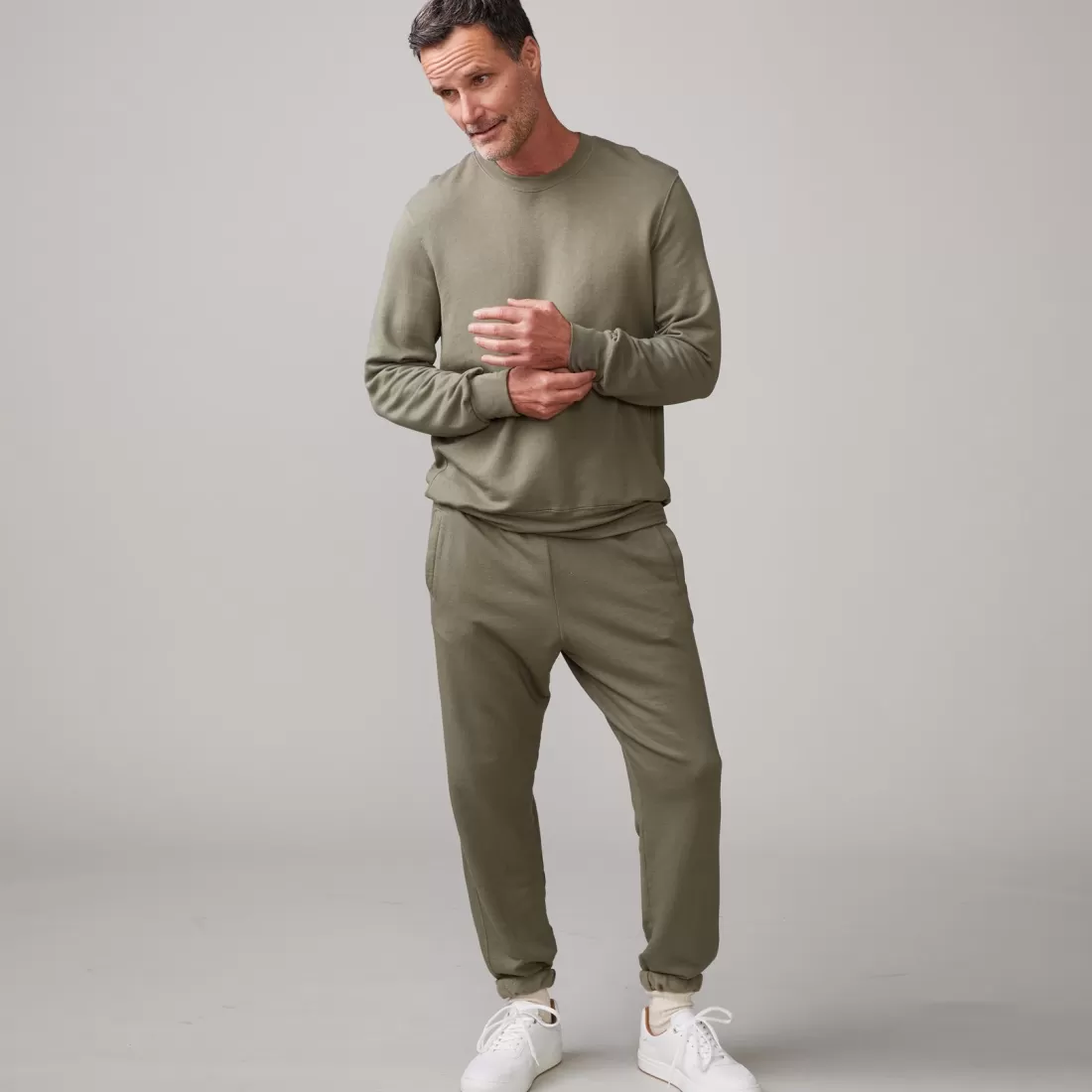 MONROW Mens Sale | Men's Sale*Lounge Sweatshirt ARMY