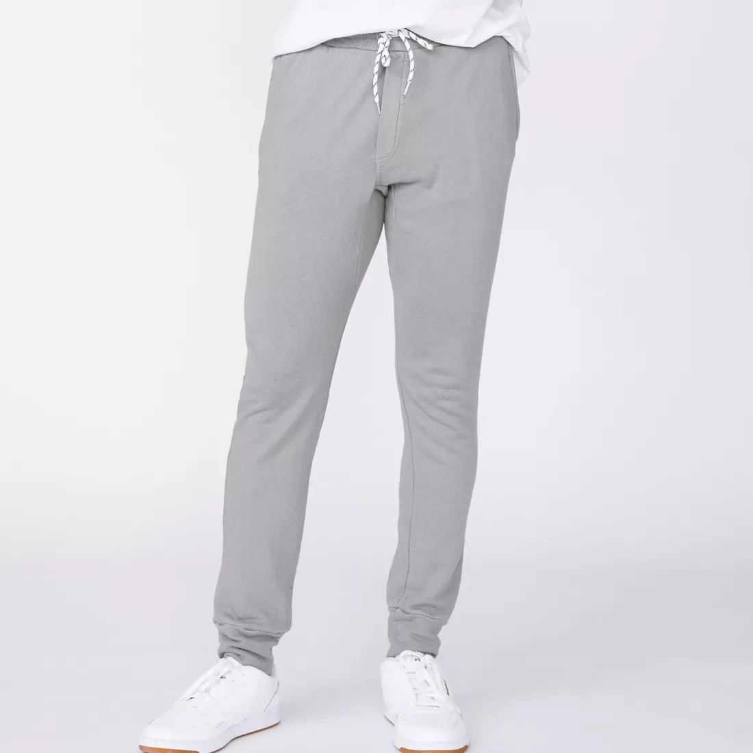 MONROW Men's Bottoms | Mens Sale*Men's Bungee Cord Joggers - Color GUNMETAL