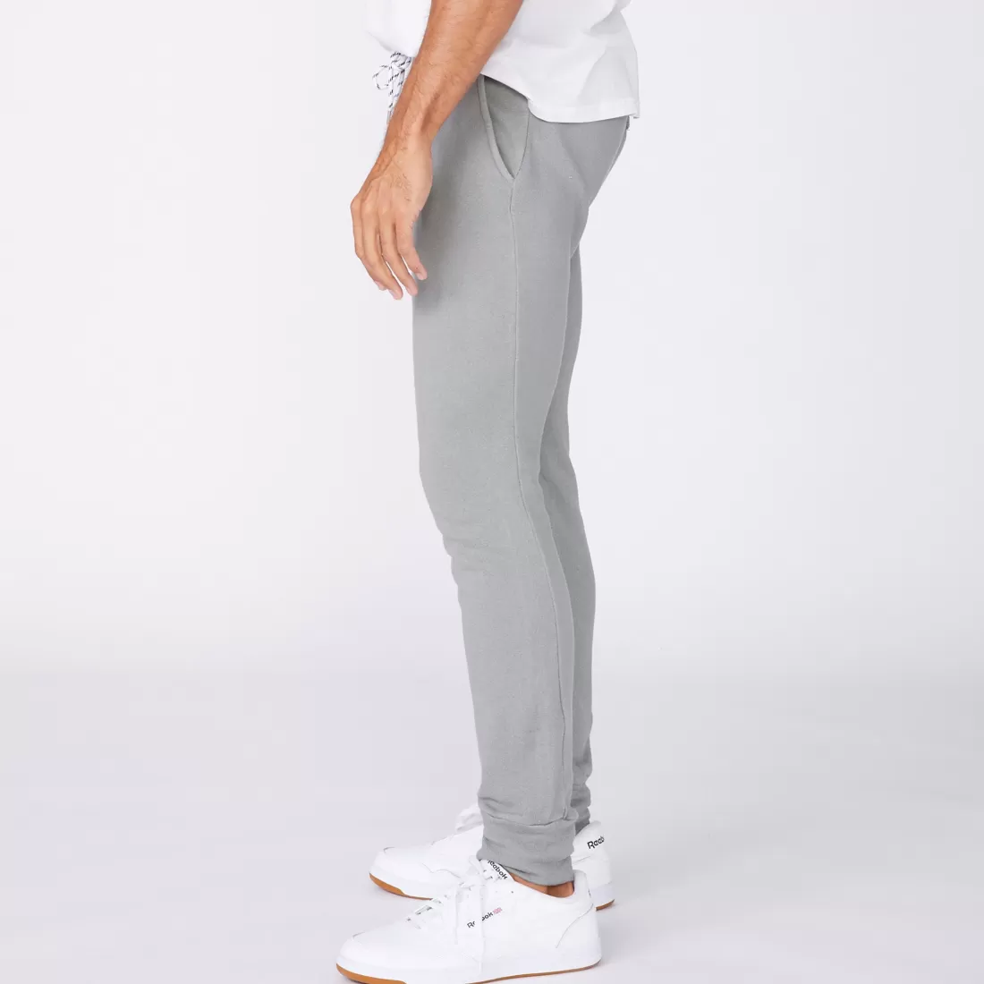 MONROW Men's Bottoms | Mens Sale*Men's Bungee Cord Joggers - Color GUNMETAL