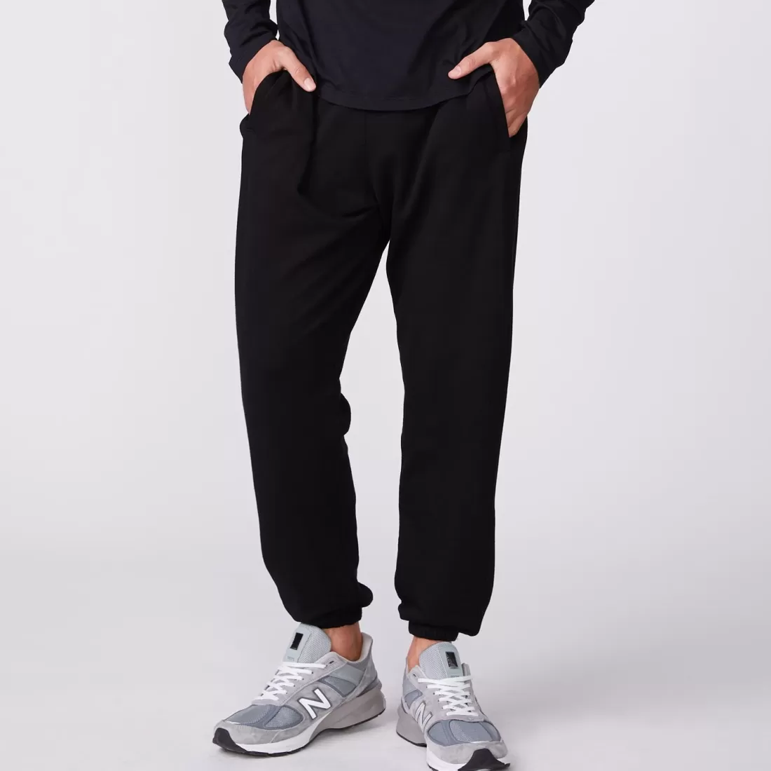 MONROW Men's Bottoms | Mens Sale*Men's Lounge Sweats - Color BLACK