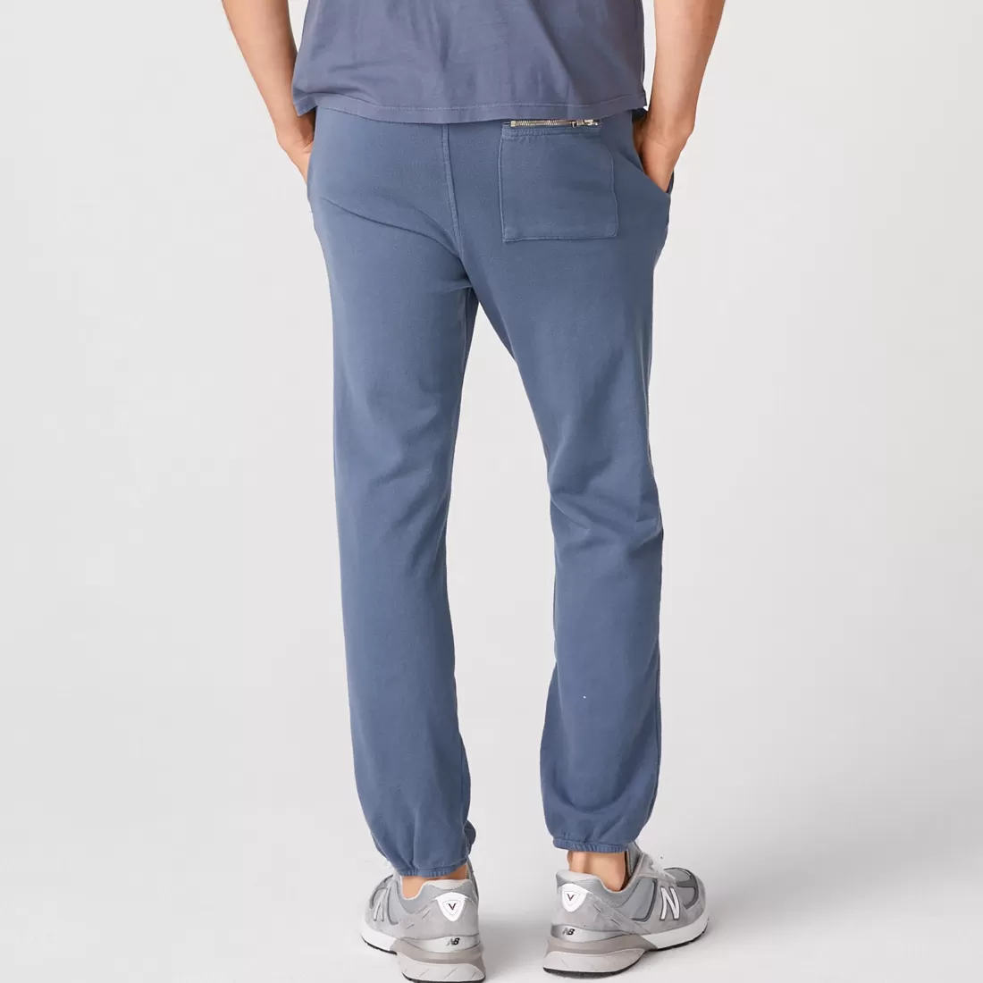 MONROW Men's Bottoms | Mens Sale*Men's Vintage Sweats - Blue Steel Color BLUESTEEL