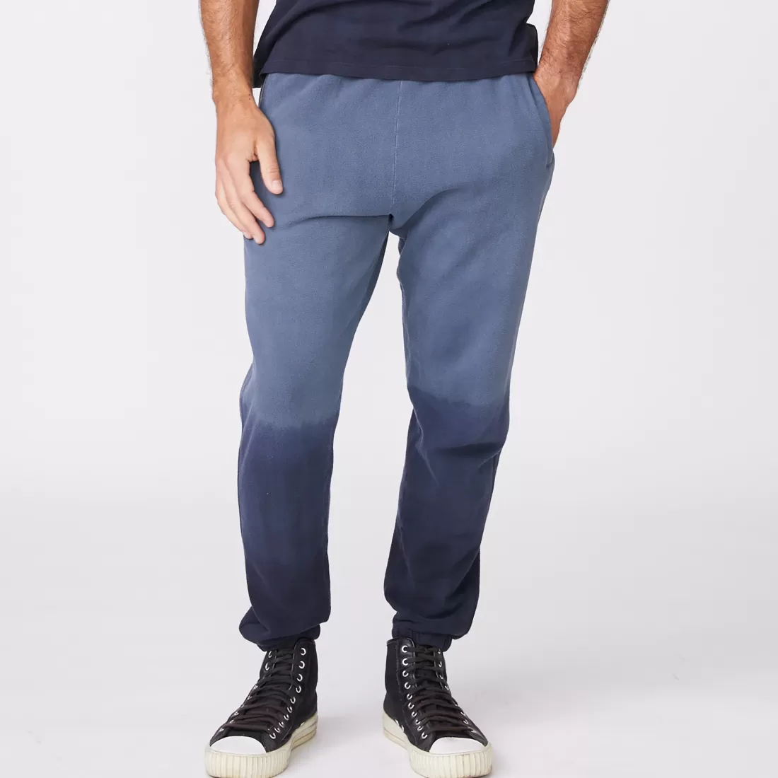 MONROW Men's Bottoms | Mens Sale*Ombre Lounge Sweats BLUESTEEL