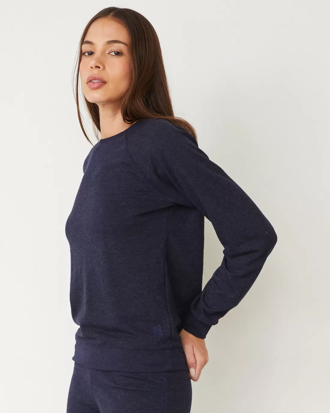 MONROW Travel Essentials | Sets*Original Fleece Vintage Raglan HEATHEREDNAVY