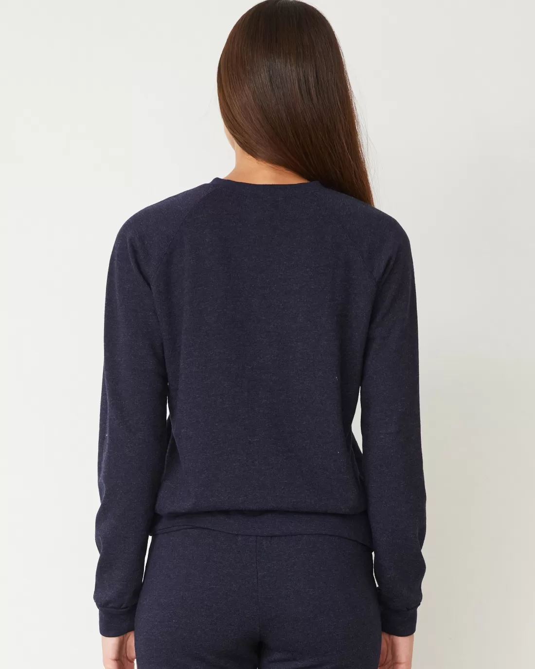 MONROW Travel Essentials | Sets*Original Fleece Vintage Raglan HEATHEREDNAVY