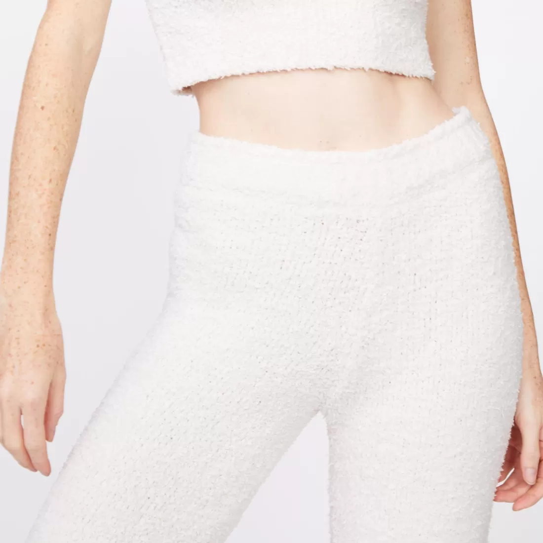 MONROW Sweats*Plush Sweater Pants - Color CHALK