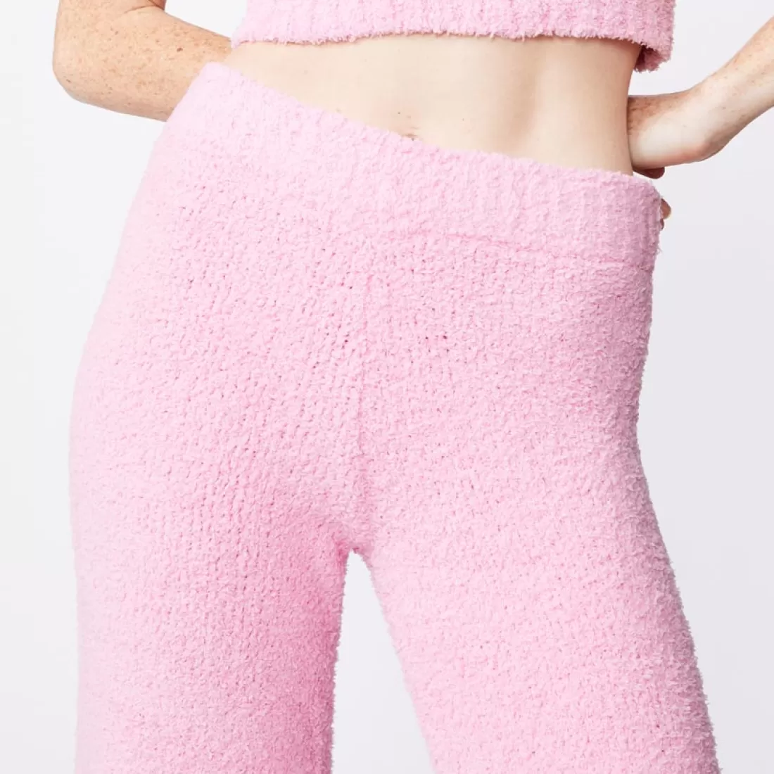 MONROW Sweats*Plush Sweater Pants - Color ORCHID