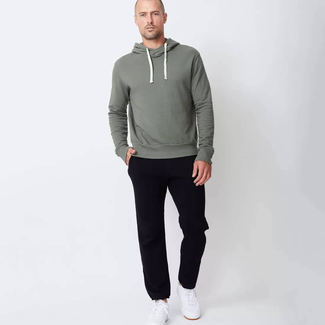 MONROW Mens Sale | Men's Sale*Pullover Hoody EVERGREEN