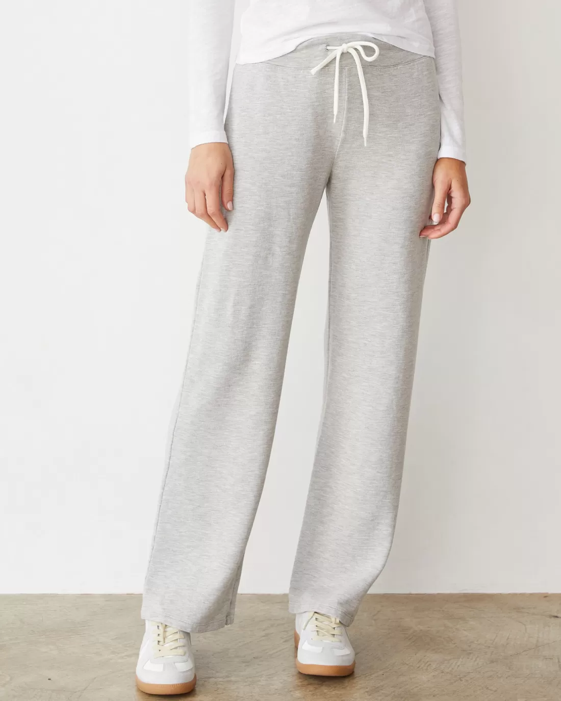 MONROW Softfleece | Sweats*Softfleece Straight Leg Vintage Sweat HEATHERGREY