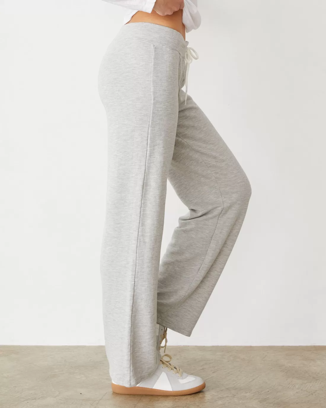 MONROW Softfleece | Sweats*Softfleece Straight Leg Vintage Sweat HEATHERGREY