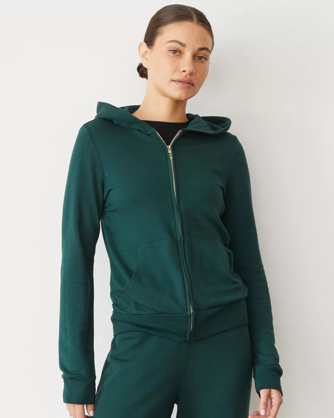 MONROW Softfleece | Zip-Up Hoodies*Softfleece Zip Up Hoody EVERGREEN