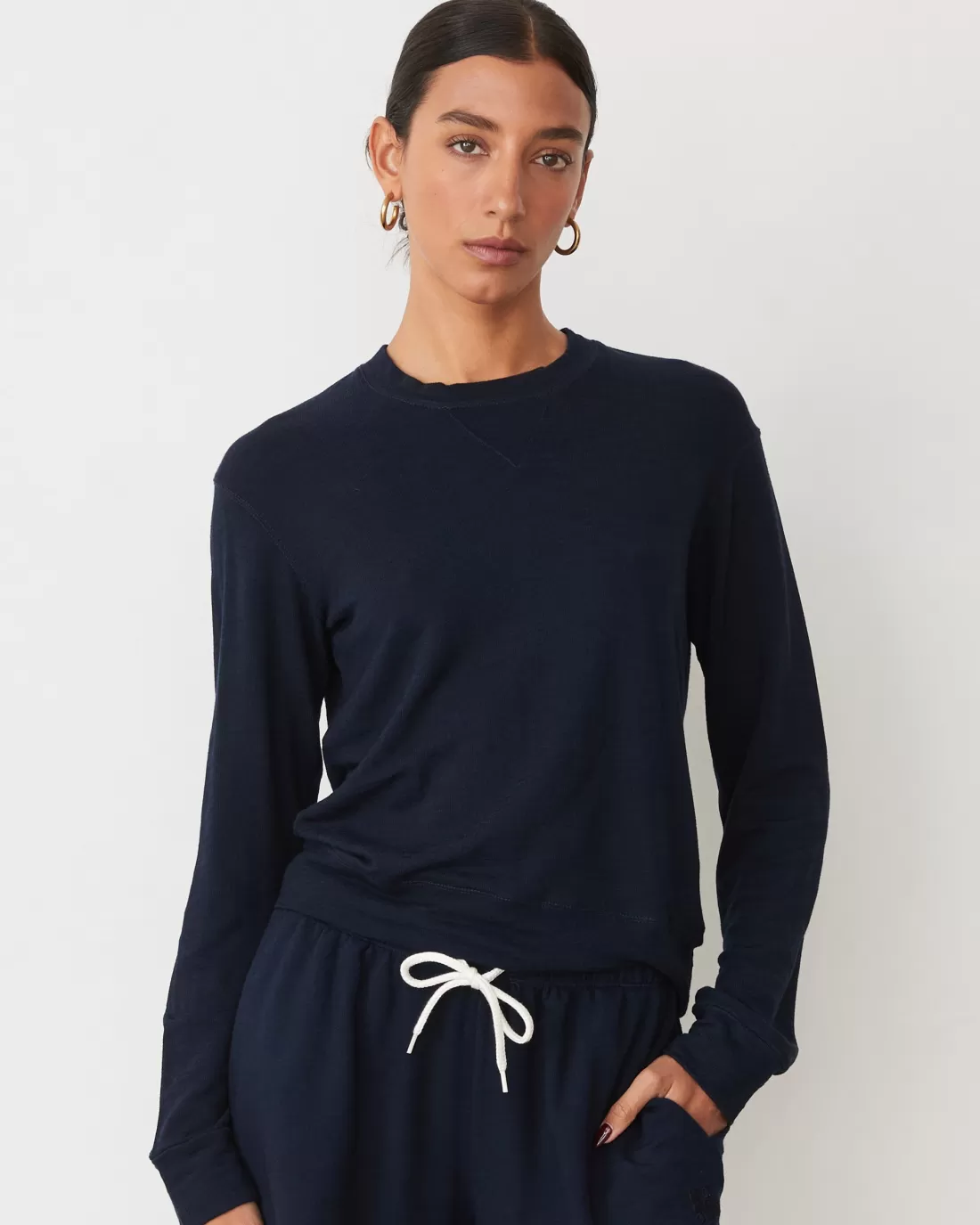 MONROW Supersoft | Sweatshirts*Supersoft Crew Neck Sweatshirt BLUEBLACK