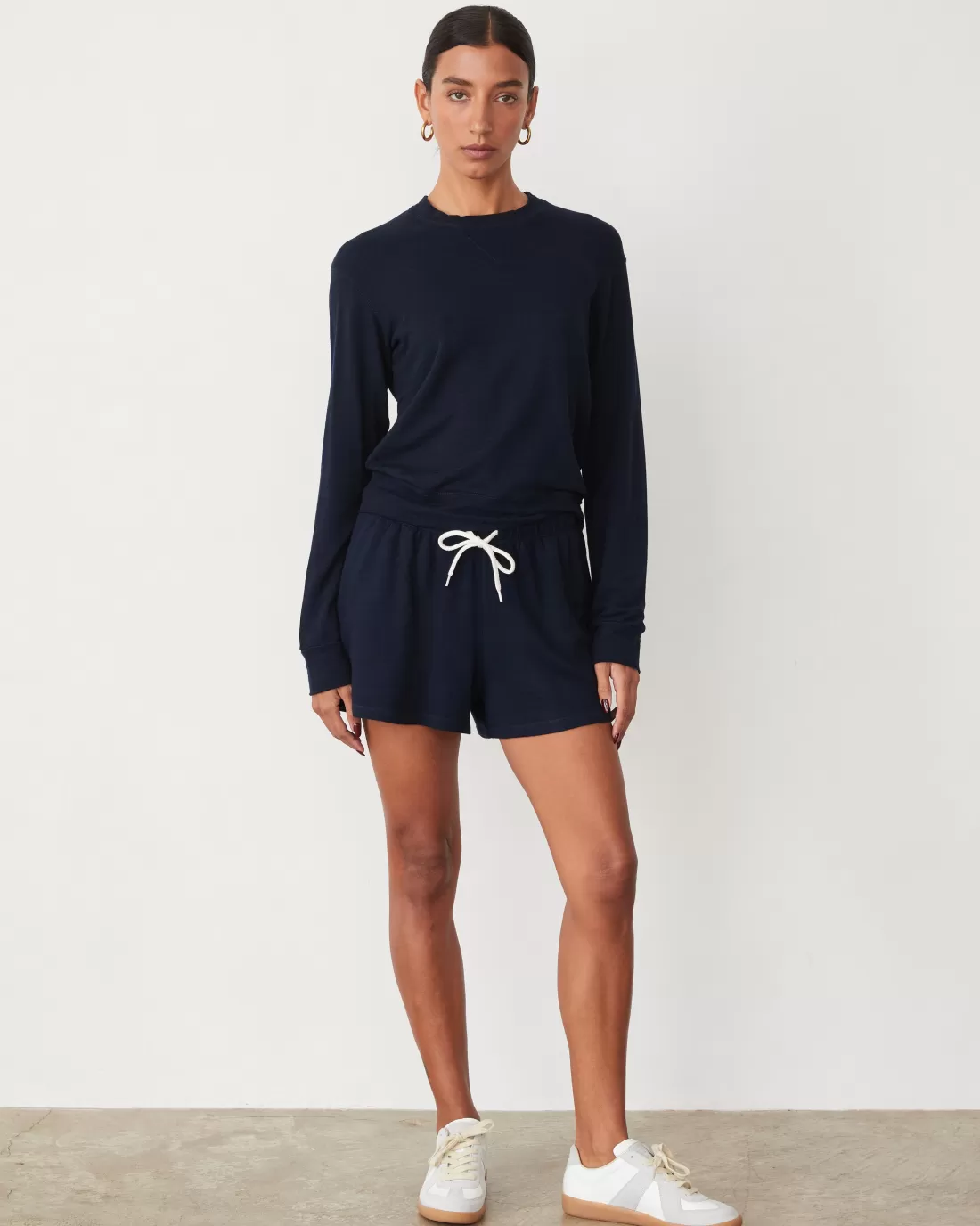 MONROW Supersoft | Sweatshirts*Supersoft Crew Neck Sweatshirt BLUEBLACK