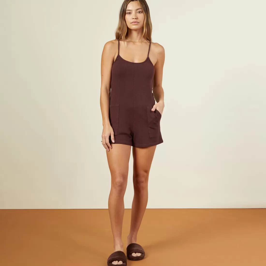 MONROW Supersoft | Rompers*Supersoft Easy Romper DARKOAK