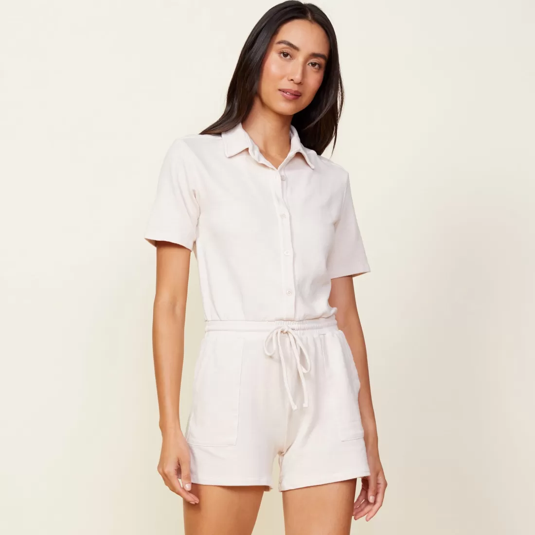 MONROW Supersoft | Rompers*Supersoft Romper BONE