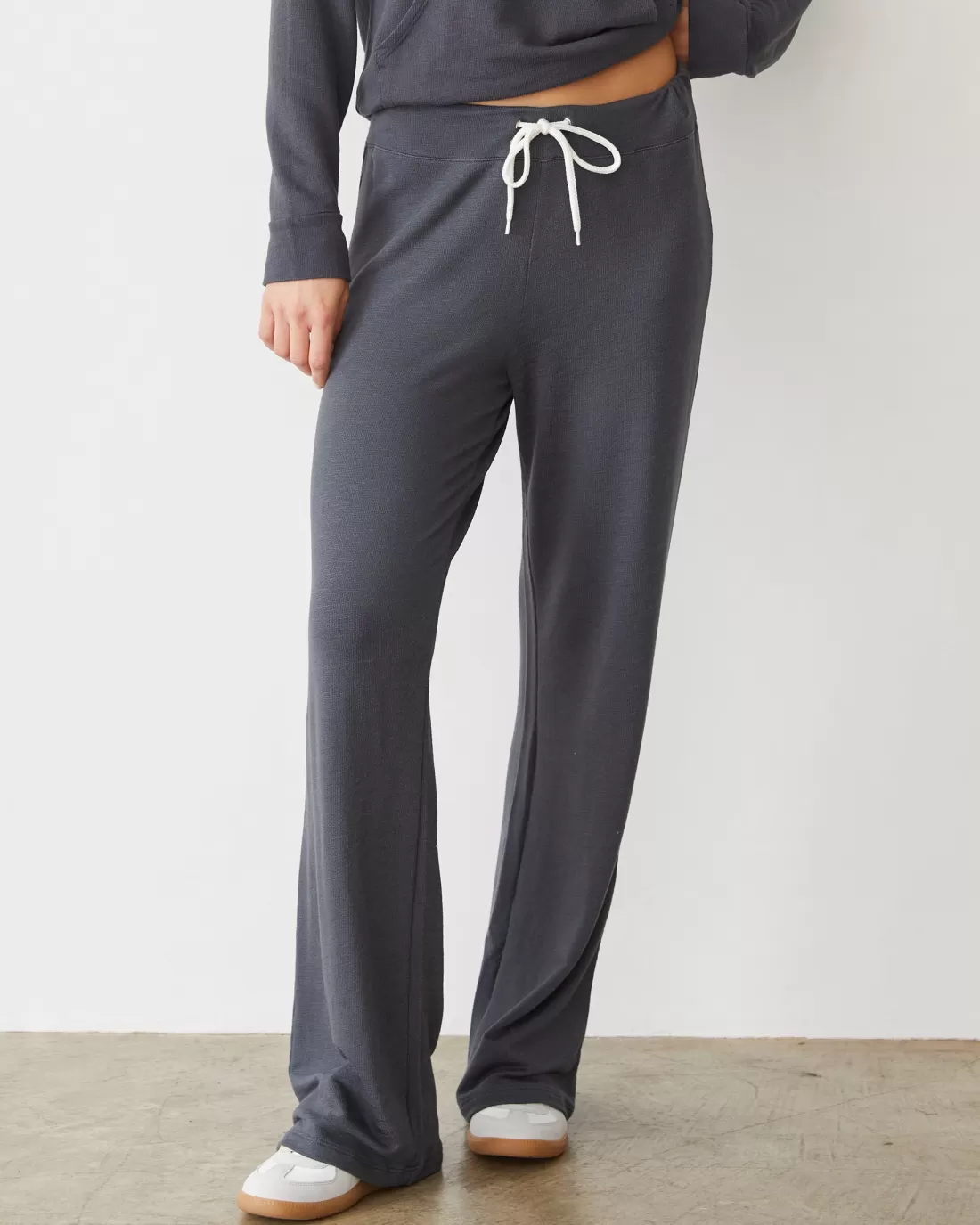 MONROW Supersoft | Sweats*Supersoft Straight Leg Vintage Sweat VINTAGEBLACK