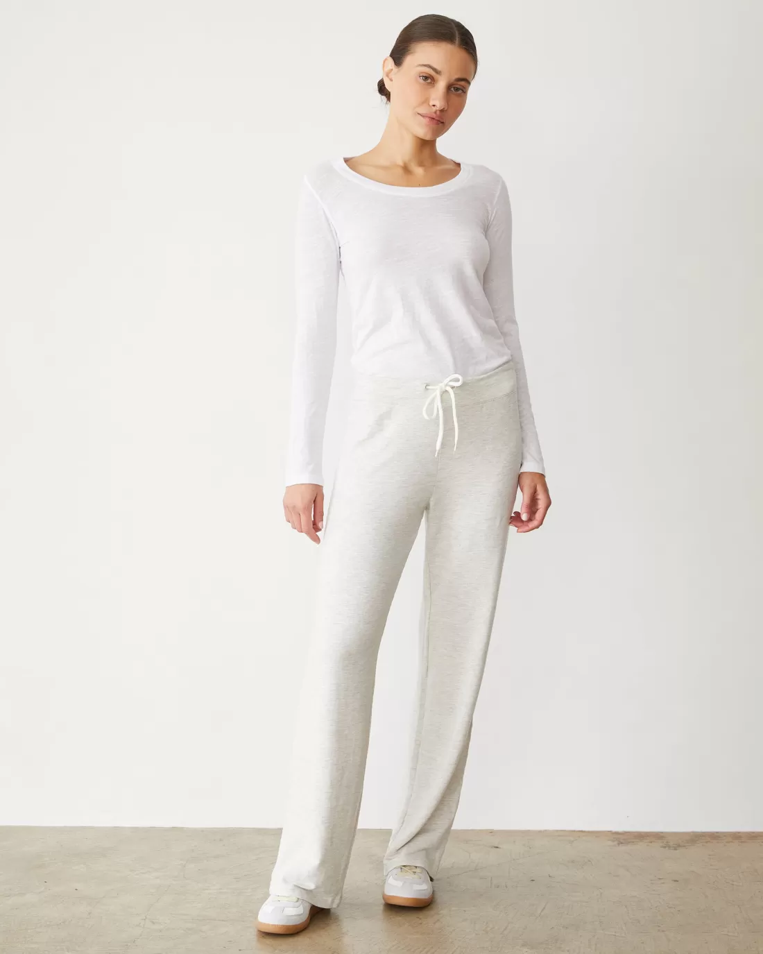 MONROW Supersoft | Sweats*Supersoft Straight Leg Vintage Sweat ASH