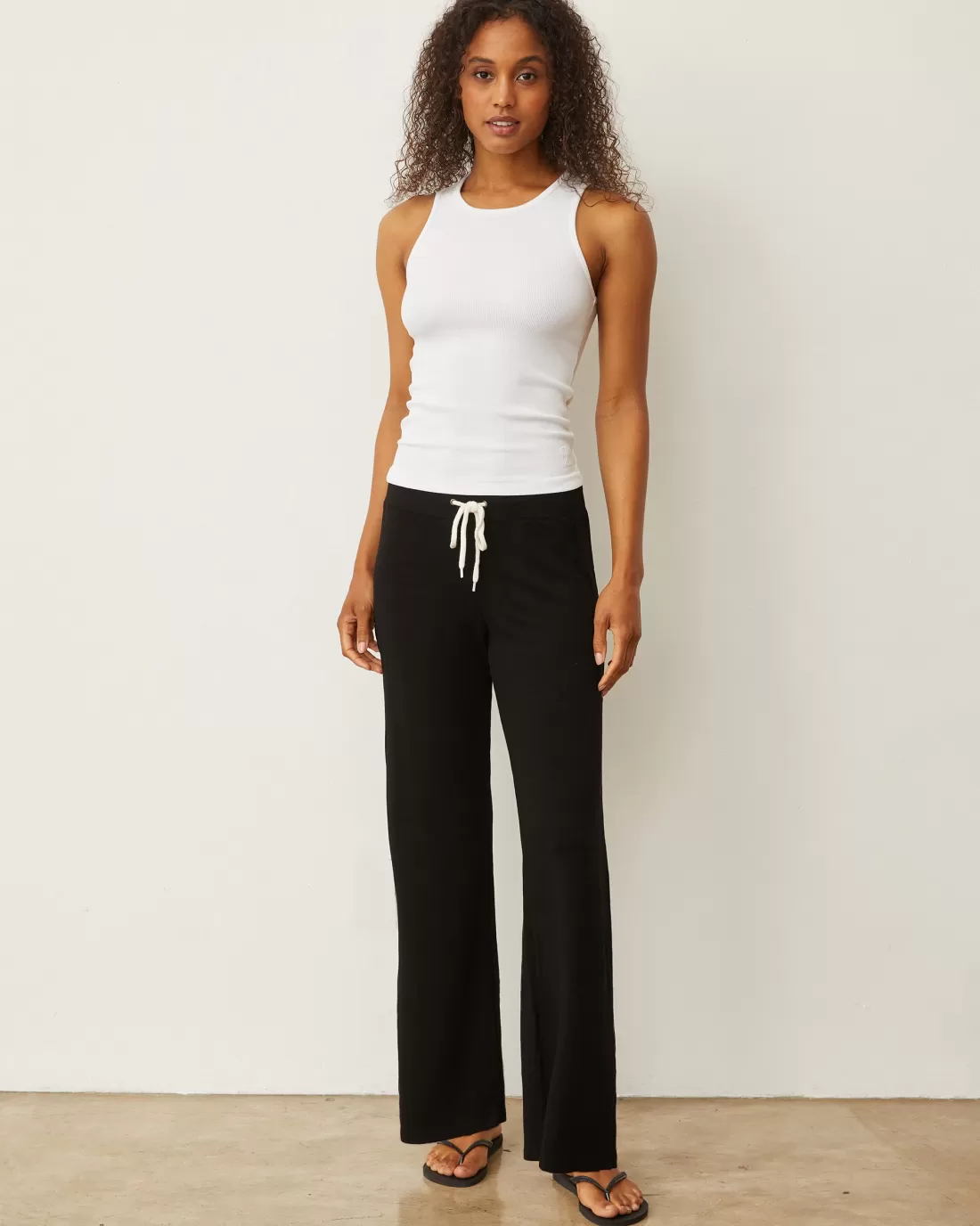 MONROW Supersoft | Sets*Supersoft Straight Leg Vintage Sweat BLACK