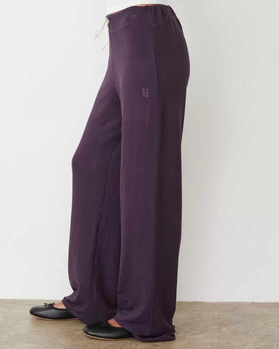 MONROW Supersoft | Sets*Supersoft Straight Leg Vintage Sweat MIDNIGHTPLUM