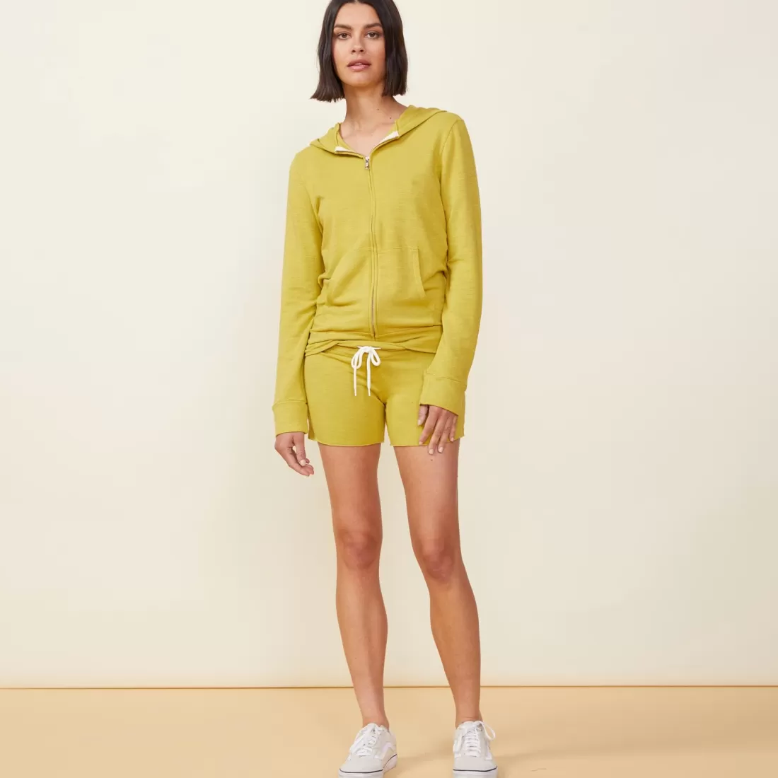 MONROW Supersoft*Supersoft Vintage Shorts AVOCADO