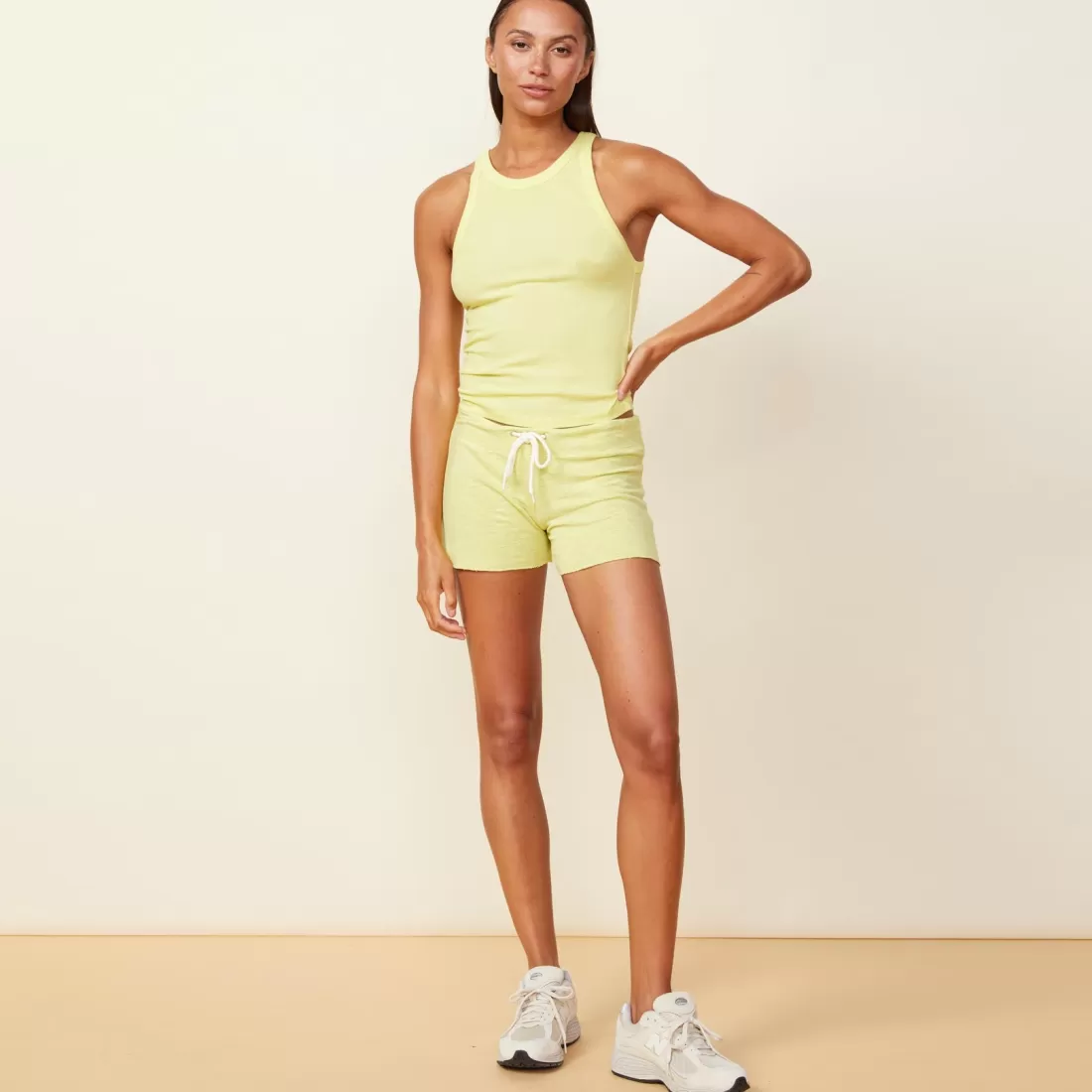 MONROW Supersoft*Supersoft Vintage Shorts CITRON