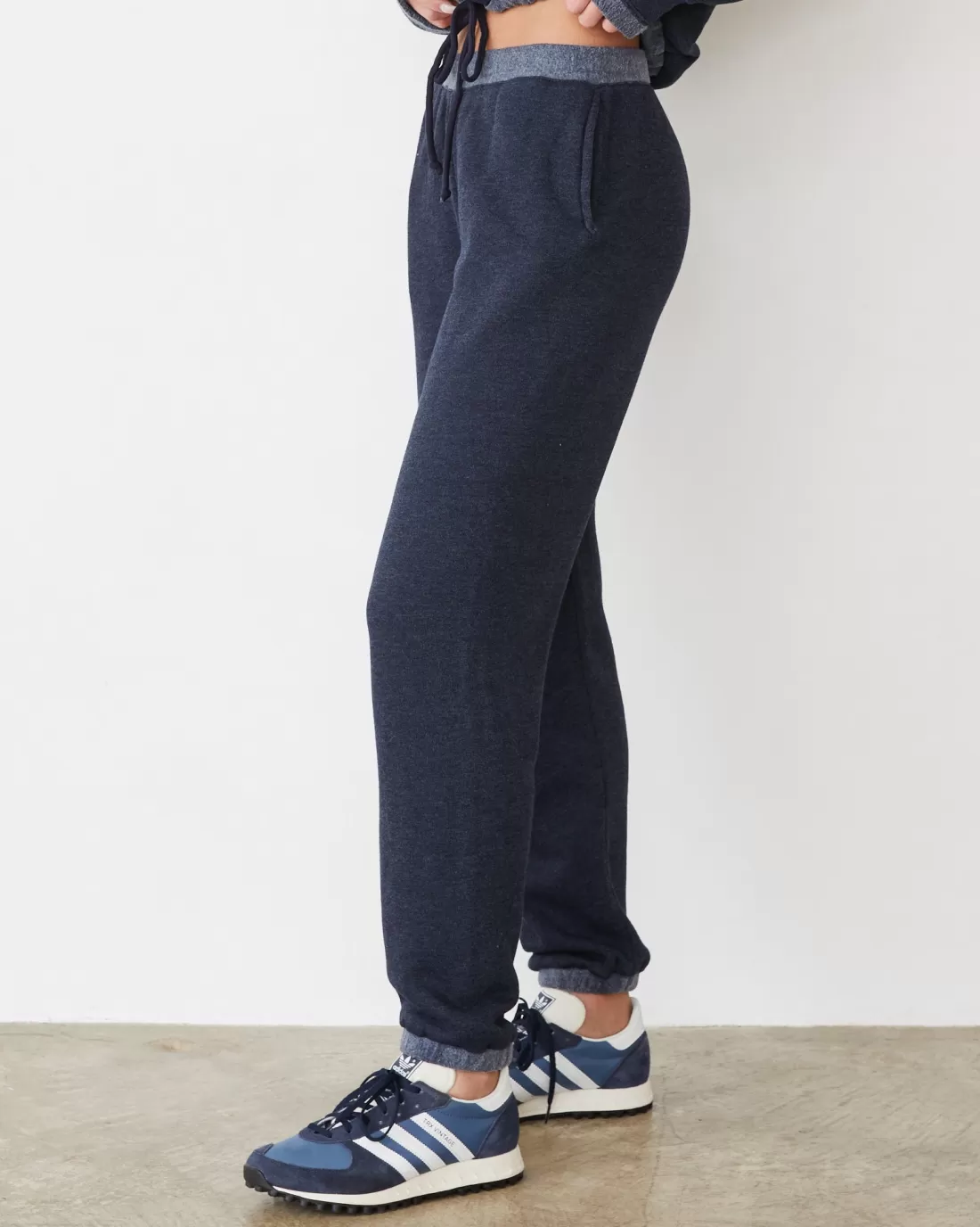 MONROW Travel Essentials | Sweats*Teddy Fleece Sweat DARKNAVY