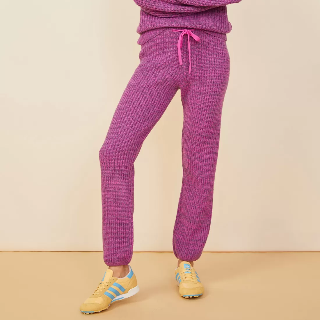 MONROW Sweats*Wool Cashmere Space Dye Vintage Sweat ACAI